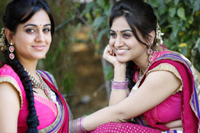 Aksha in Half Saree Photos